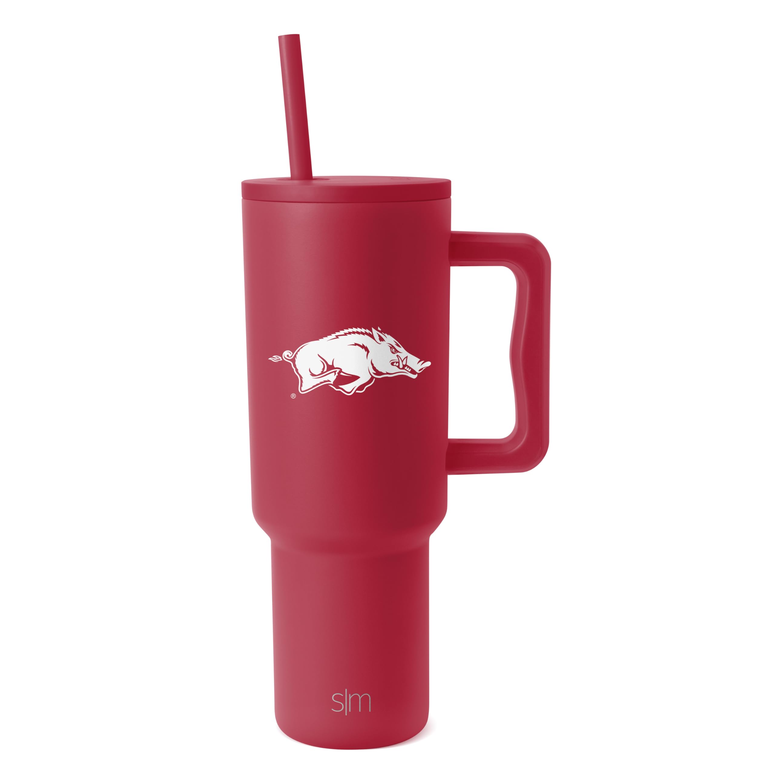 Foto 2 pulgar | Vaso Simple Modern Arkansas Razorbacks De 1.2 L Con Asa - Venta Internacional.