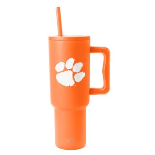Foto 1 | Vaso Simple Y Moderno Clemson Tigers De 1,2 Litros Con Asa Y Pajita - Venta Internacional.
