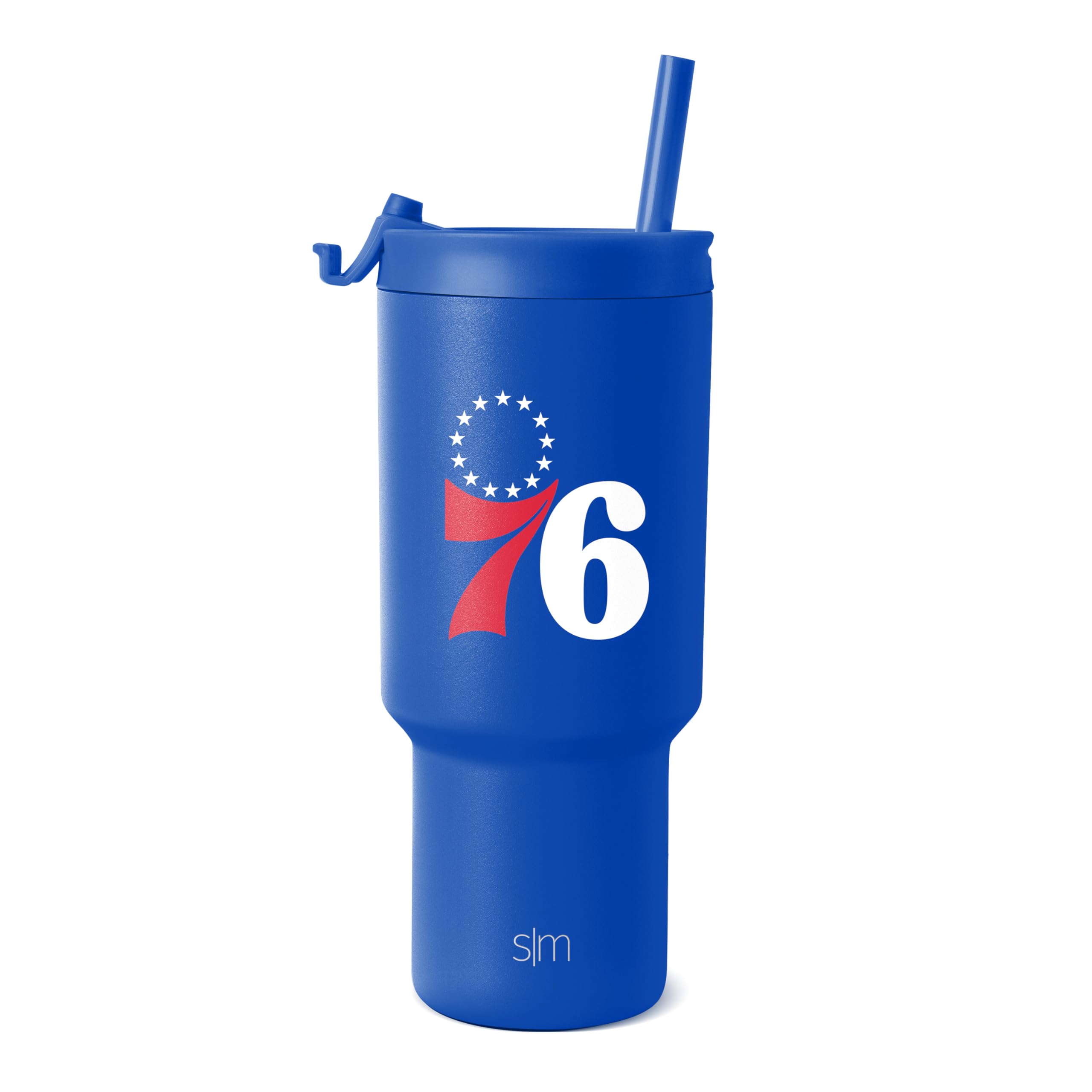 Foto 2 pulgar | Vaso Simple Modern Con Licencia Oficial De Los Nba 76ers De 900 Ml - Venta Internacional.