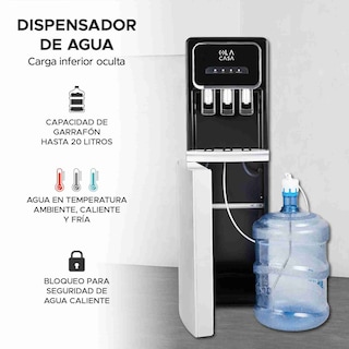 Foto 3 | Dispensador De Garrafón Oculto Elegance Ola Casa - Plata