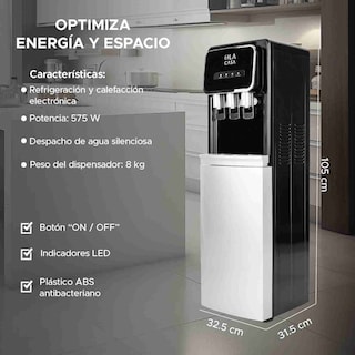 Foto 4 | Dispensador De Garrafón Oculto Elegance Ola Casa - Plata