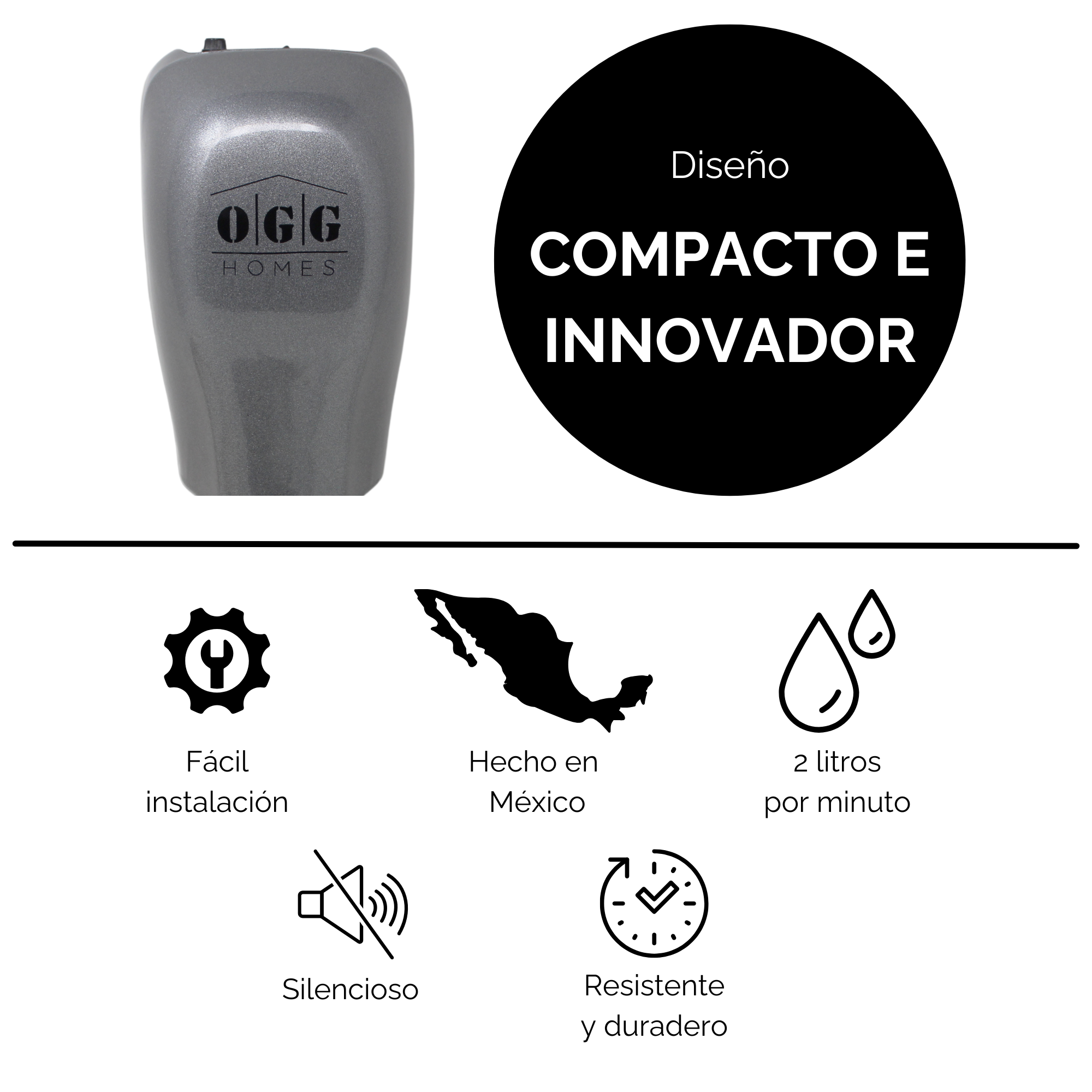 Foto 6 pulgar | Bomba Dispensadora De Agua Y Hielo Eléctrica Refrigerador Dúplex Color Negro