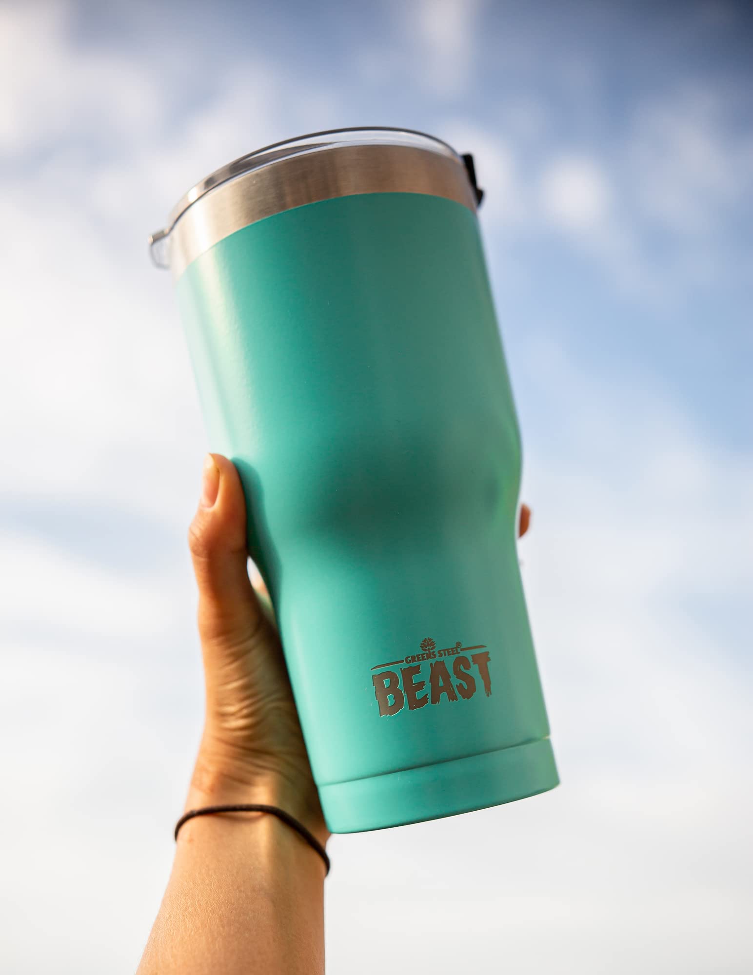 Foto 5 pulgar | Tumbler Greens Steel Beast  Acero Inoxidable  900 Ml  Aislante Al Vacío - Venta Internacional.