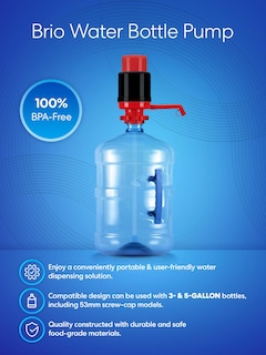 Foto 2 | Manual Universal De Bomba De Agua Brio Para Botellas De 8 A 23 Litros - Venta Internacional.