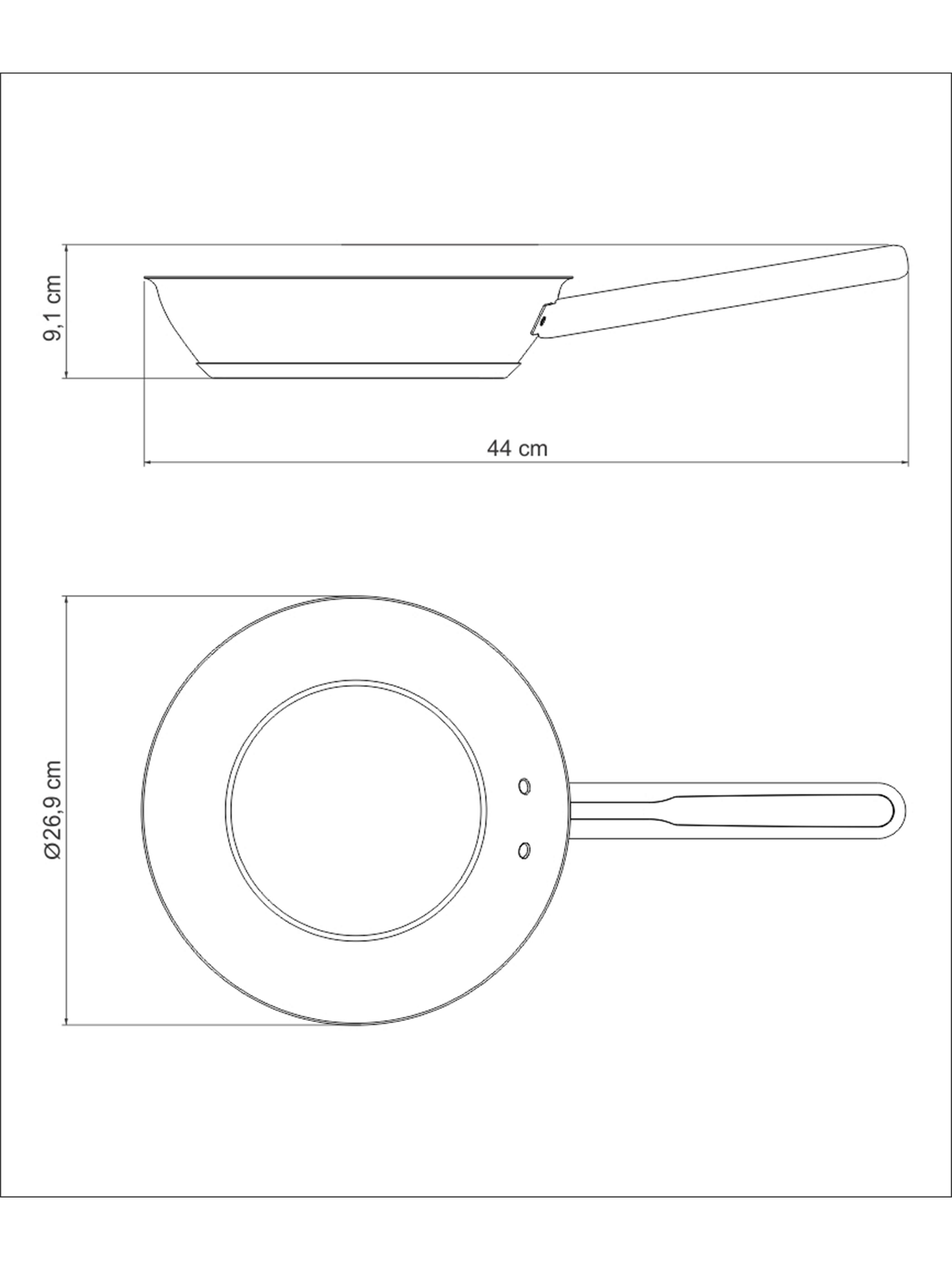 Foto 5 pulgar | Sartén con Antiadherente Tramontina Ventura 62376247 color Plata 24 CM