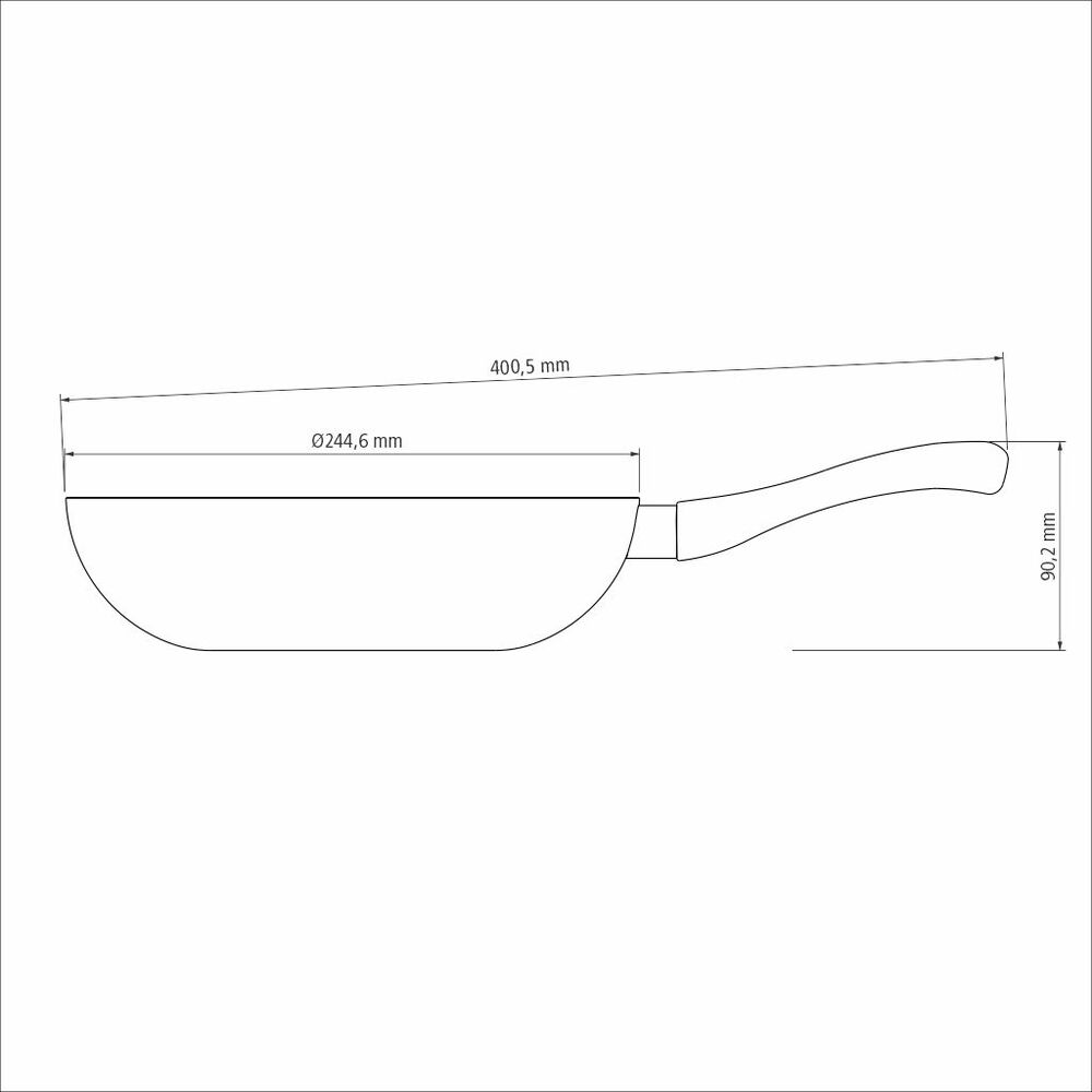 Foto 4 pulgar | Sartén Honda Tramontina Rivoli 24 Cm