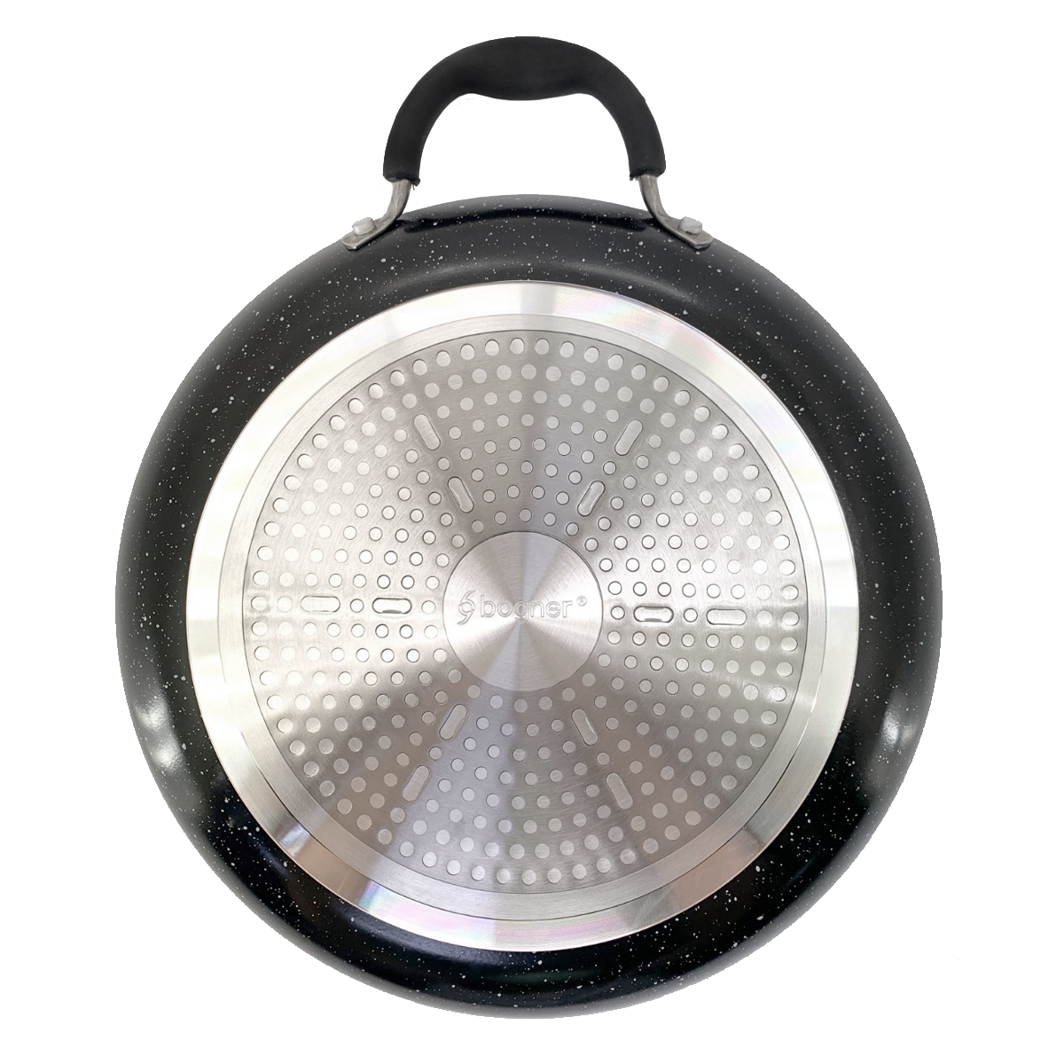 Foto 4 pulgar | Comal Bogner Negro 28 cm Marble Black con Antiadherente Xylan Plus