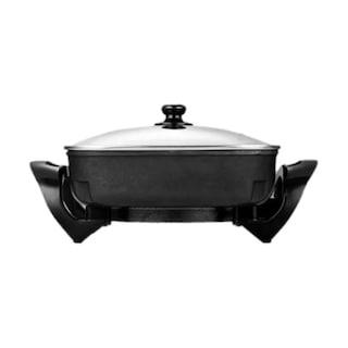 Foto 1 | Sartén Eléctrico Decakila Negro 30 x 30 Tapa de Vidrio