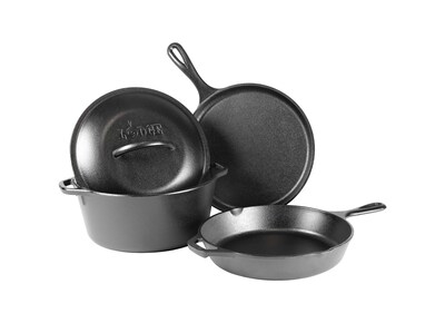 Foto 1 | Set de Utensilios de Cocina Lodge de Hierro Fundido de 4 Piezas - Venta Internacional