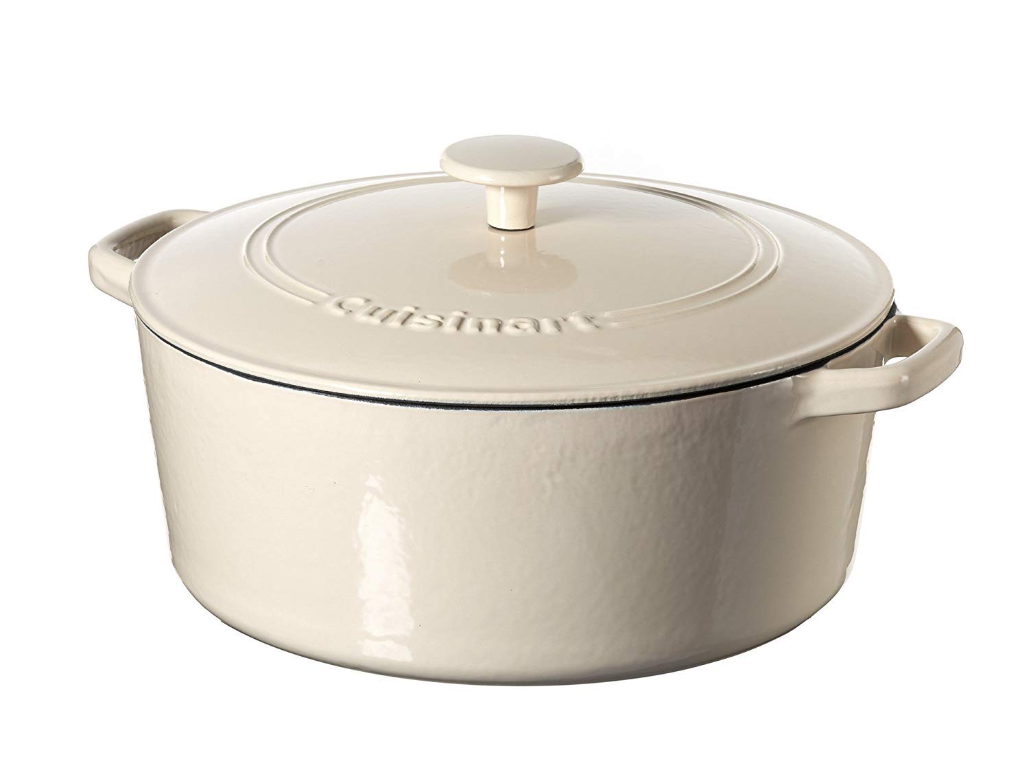 Foto 2 pulgar | Cazuela Cuisinart Chef's Classic De Hierro Fundido Esmaltado  7 Litros  Crema - Venta Internacional.