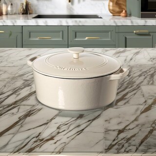 Foto 2 | Cazuela Cuisinart Chef's Classic De Hierro Fundido Esmaltado 7 Litros Crema - Venta Internacional.