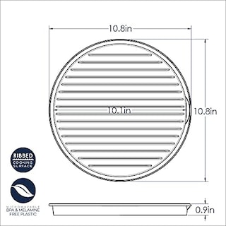 Foto 5 | Parrilla de Microondas Nordic Ware Redonda con Cubierta Antisalpicaduras - Venta Internacional