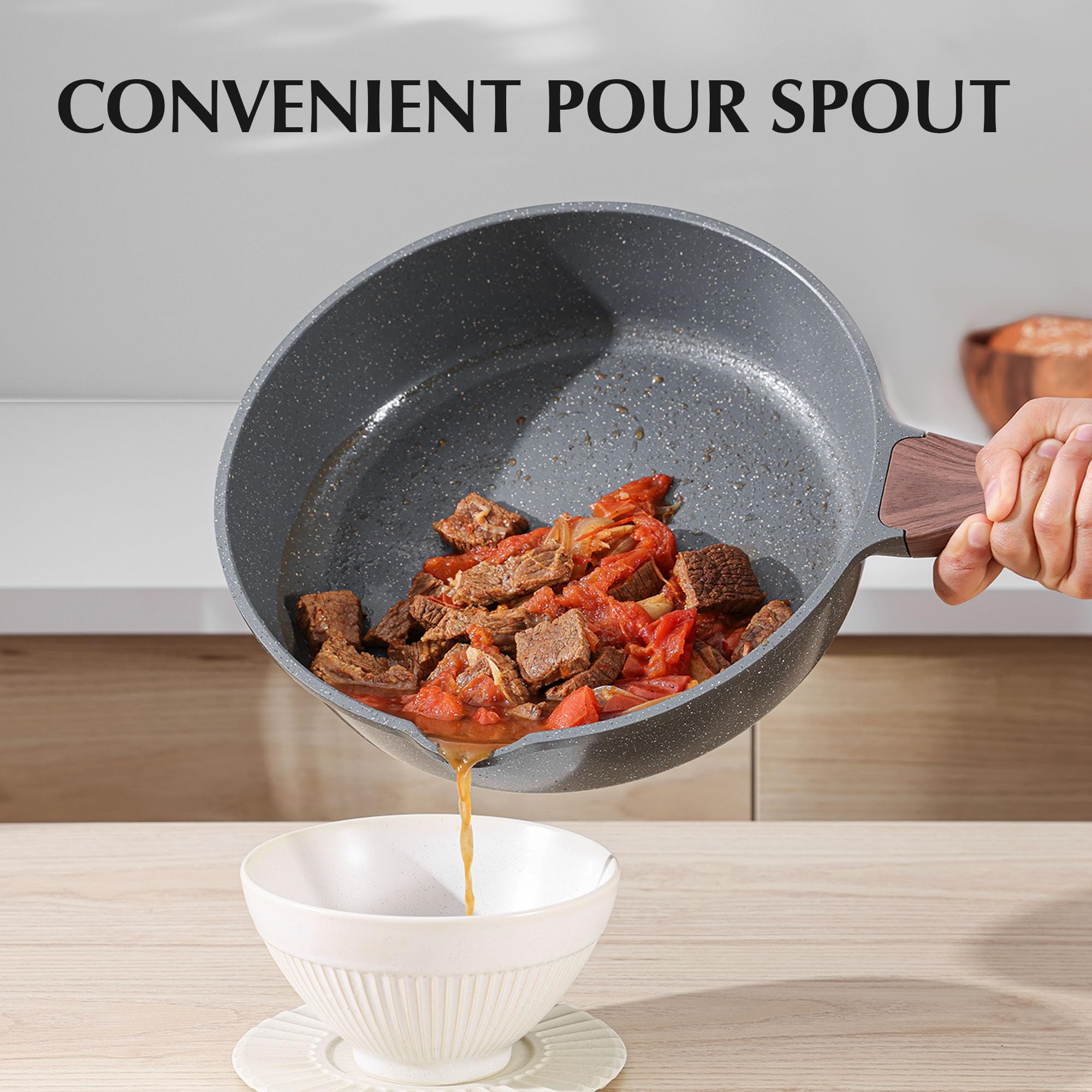 Foto 8 pulgar | Juego De Utensilios De Cocina Sensarte Antiadherentes De 13 Piezas Con Revestimiento De Granito Suizo - Venta Intern