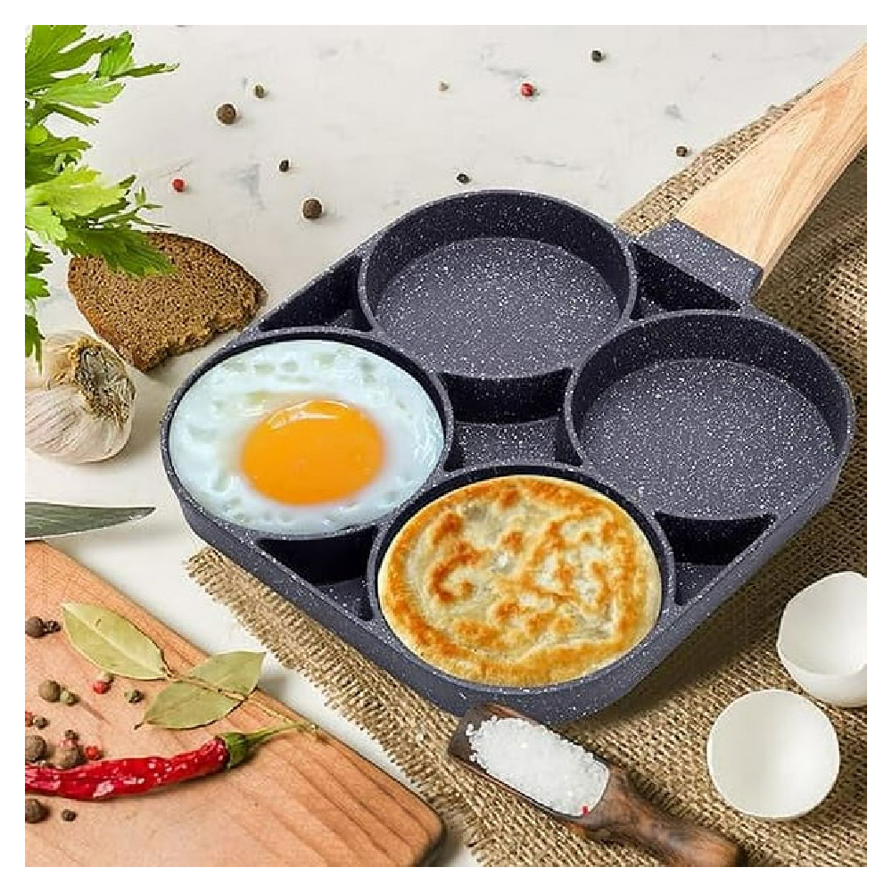 Foto 3 pulgar | Sarten Antiadherente Multiusos 4 Divisiones Cocina Aleissi 701403 Negro