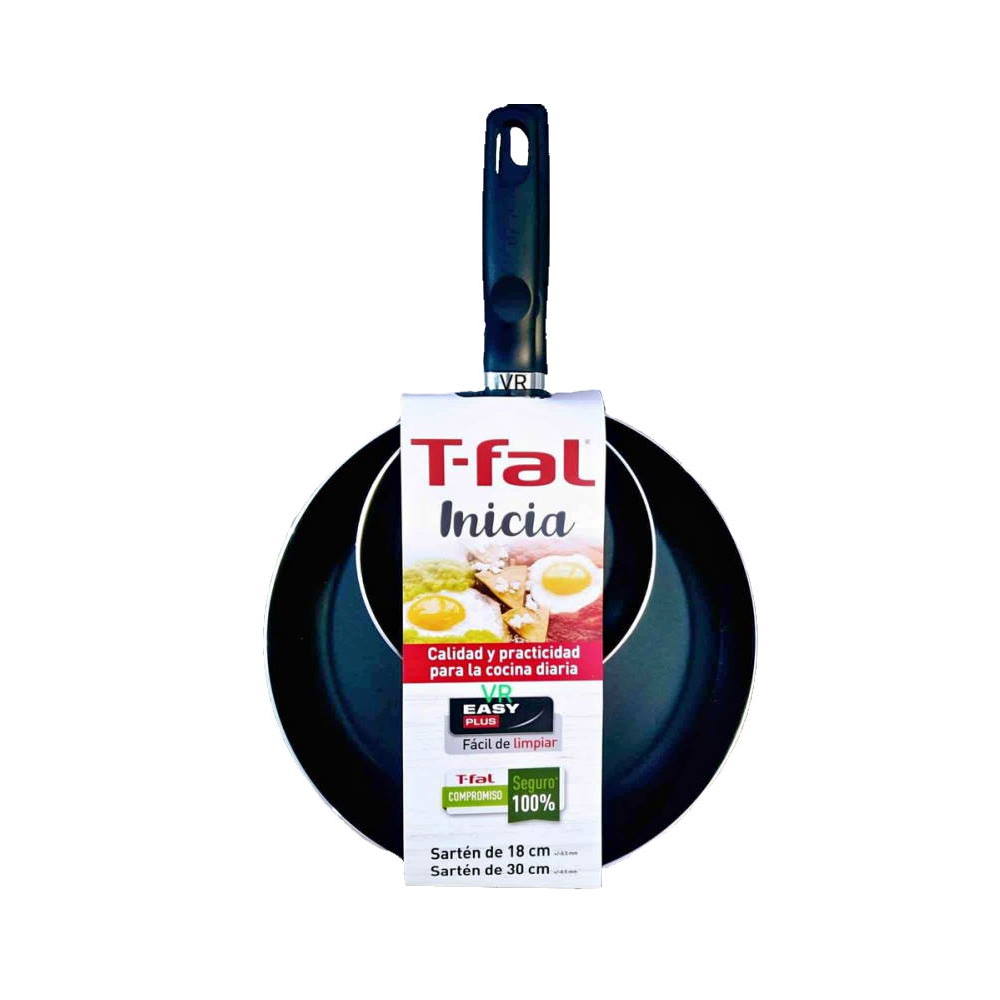 Foto 2 pulgar | Sartenes T-Fal Inicia 0391900 color Negro 18/30 cm 2 Piezas