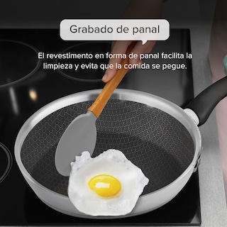 Foto 6 | Sartén de Inducción Antiadherente 30 cm Avera Acero Inoxidable SIN30P