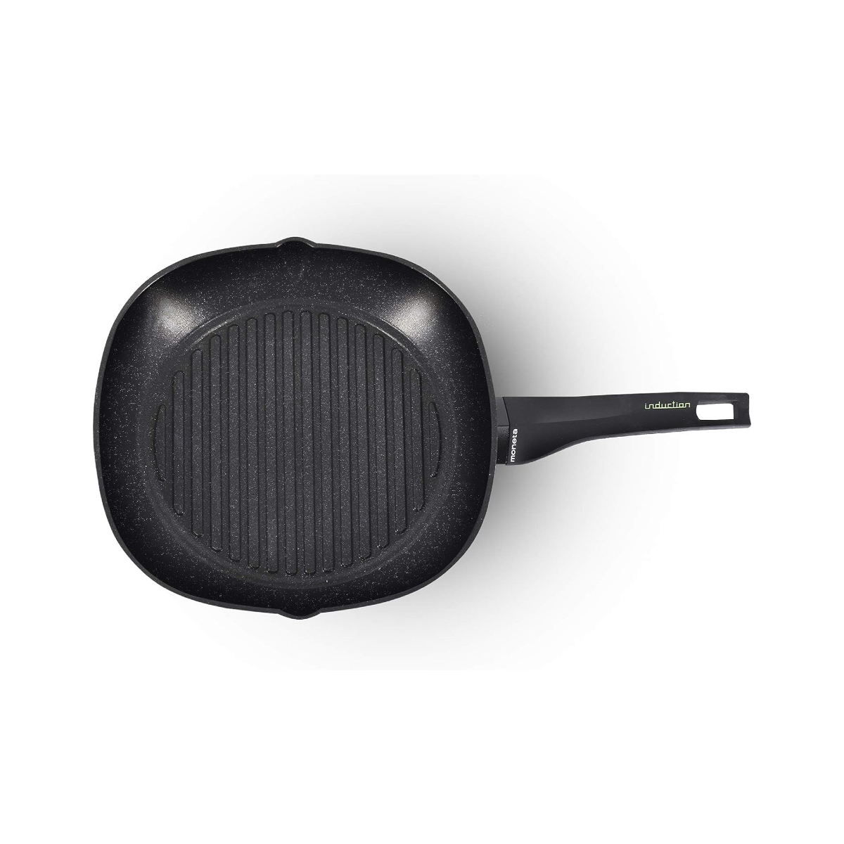 Foto 7 pulgar | Sarten Parrilla de Aluminio Moneta 28 Cm color Negro