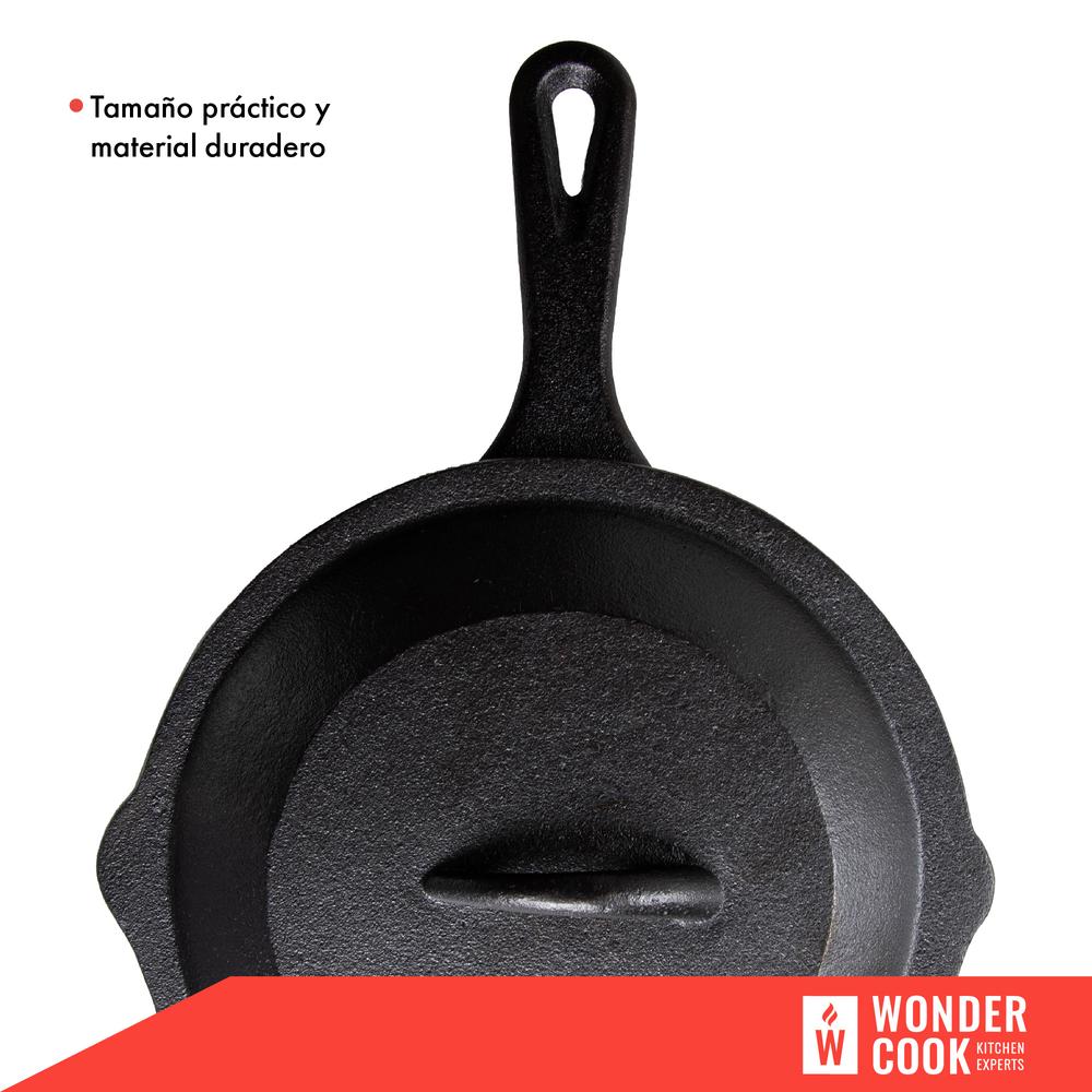 Foto 6 pulgar | Sartén de Hierro Fundido Wonder Cook 24 cm Circular