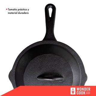Foto 5 | Sartén de Hierro Fundido Wonder Cook 24 cm Circular