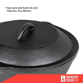 Foto 6 | Sartén de Hierro Fundido Wonder Cook 24 cm Circular