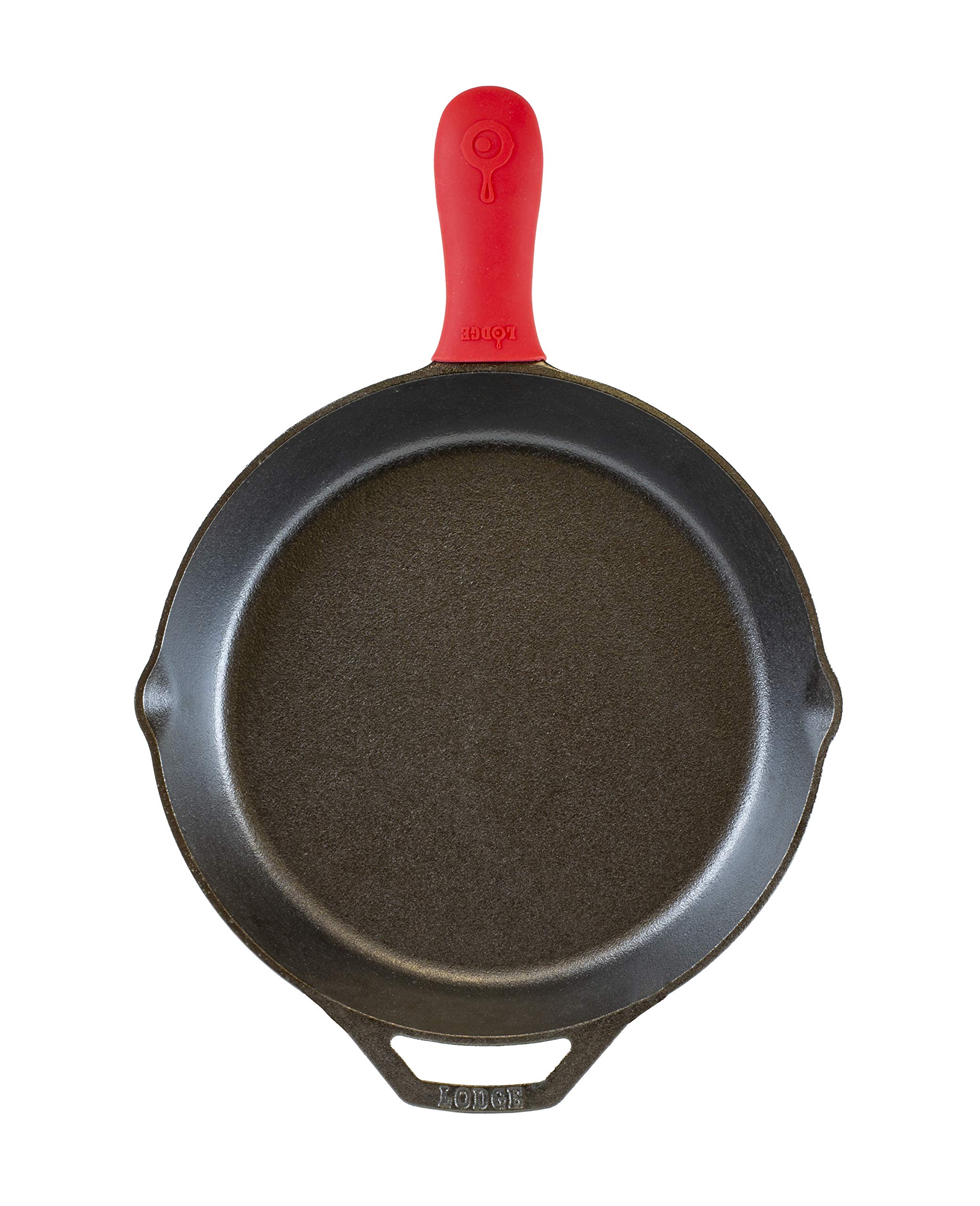 Foto 4 pulgar | Venta Internacional - Hierro Fundido Skillet Lodge De 12 Pulgadas Con Soporte De Mango De Silicona