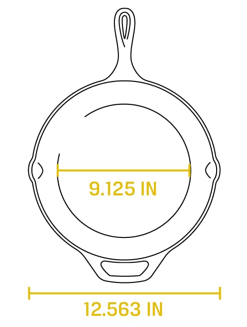 Foto 5 | Venta Internacional - Hierro Fundido Skillet Lodge De 12 Pulgadas Con Soporte De Mango De Silicona