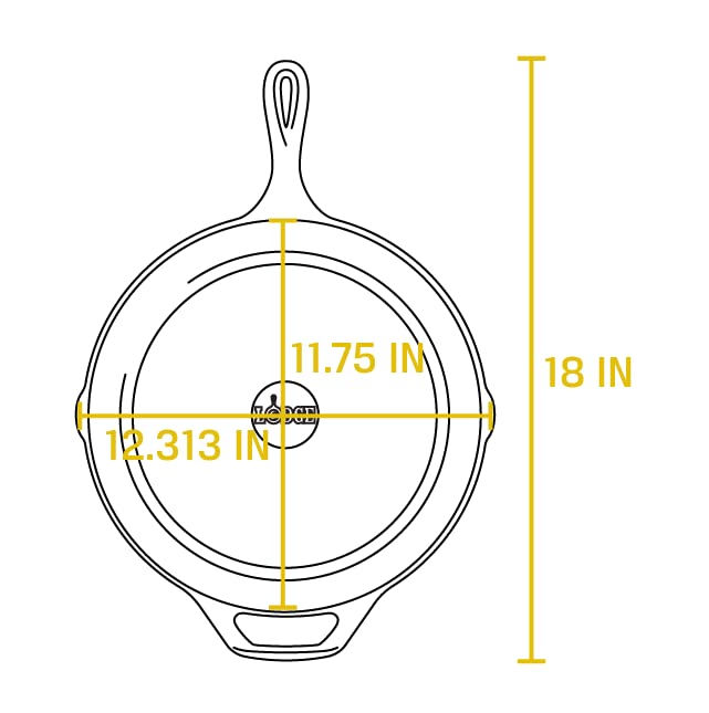 Foto 7 pulgar | Venta Internacional - Hierro Fundido Skillet Lodge De 12 Pulgadas Con Soporte De Mango De Silicona