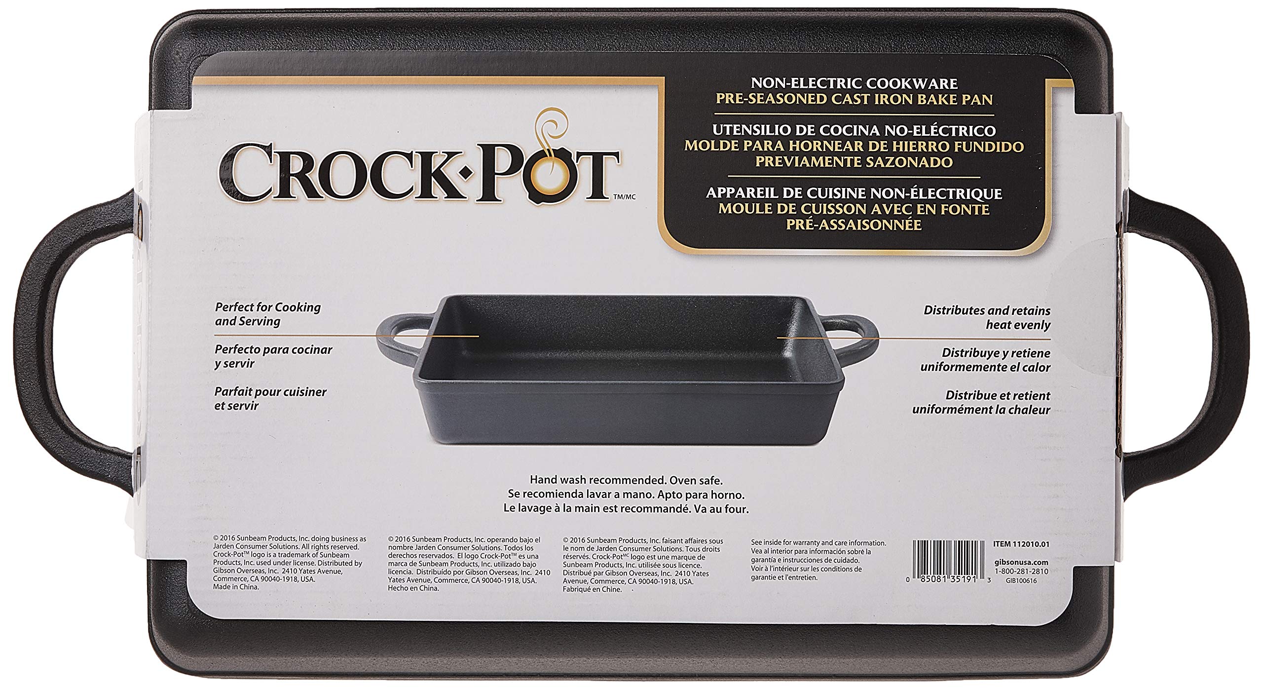 Foto 4 pulgar | Sartén para Lasaña Crock-Pot Artesanal de Hierro Fundido - Venta Internacional