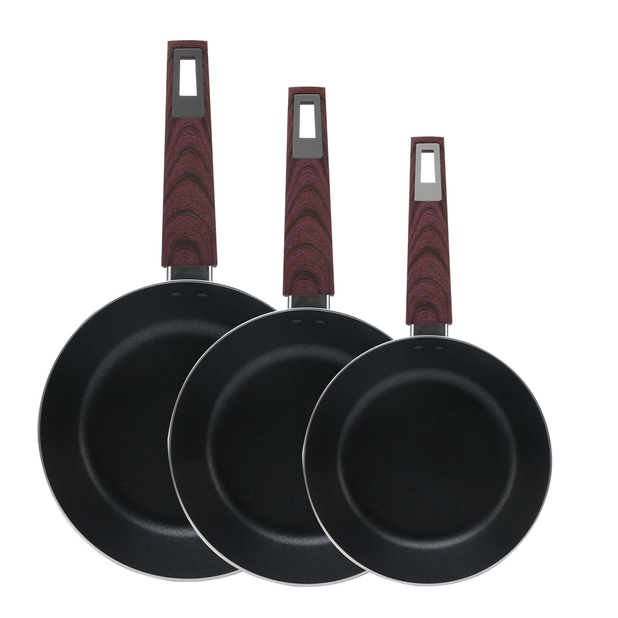 Foto 1 | Set de Sartenes Antiadherentes Wood Pro Masterchef 3 Piezas