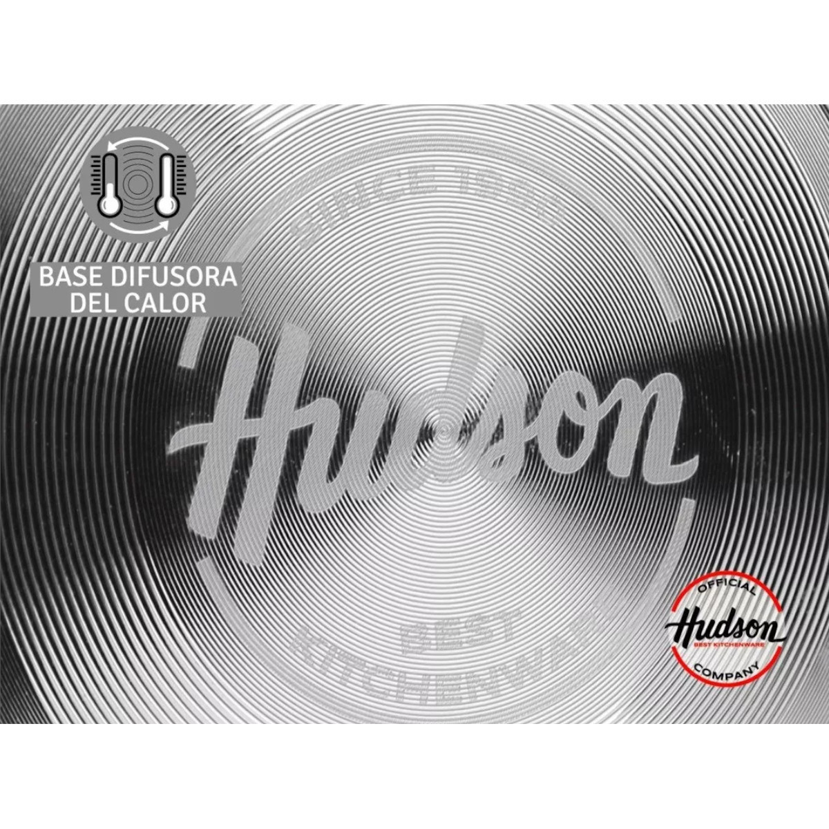 Foto 7 | Sarten de Aluminio 26 cm Hudson Antiadherente Negro