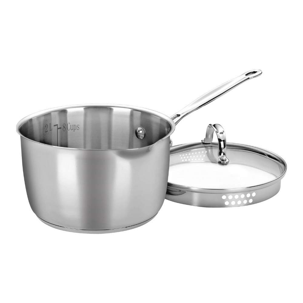 Cacerola Cuisinart Chef's Classic De Acero Inoxidable De 3 Litros Con Tapa 7193-20p - Venta Internacional.