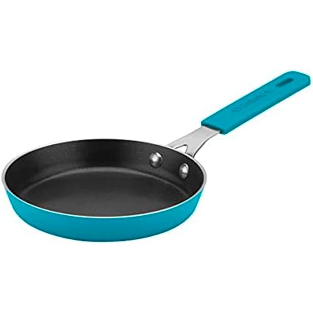 Sartén Cuisinart 5722m-14tq Pequeña, 14 Cm, Color Turquesa, Antiadherente - Venta Internacional.