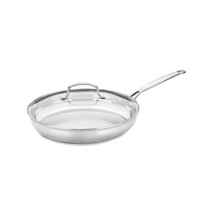 Foto 3 pulgar | Skillet Cuisinart 722 — G Chef's Classic 30 Cm Con Tapa De Cristal - Venta Internacional.