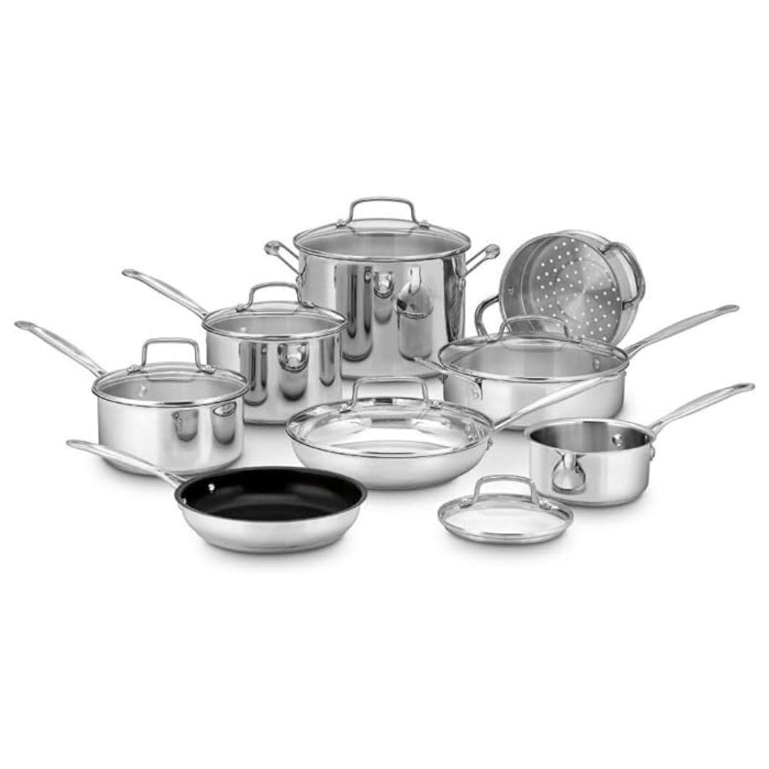 Juego De Utensilios De Cocina Cuisinart Chef's Classic De Acero Inoxidable, 14 Piezas - Venta Internacional.