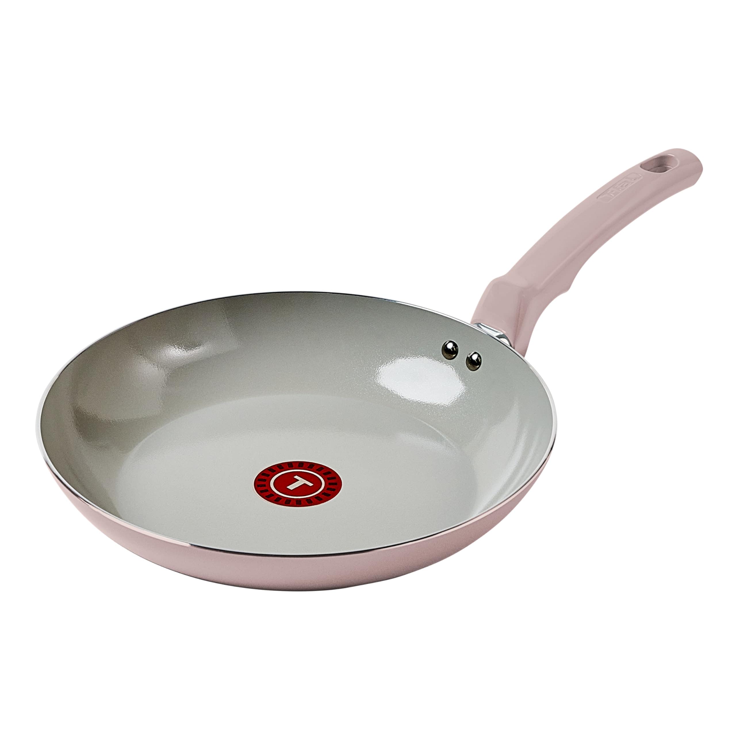 Sartén T-fal Refresh De Cerámica Antiadherente, 30 Cm, Color Rosa Polvoriento - Venta Internacional. $869