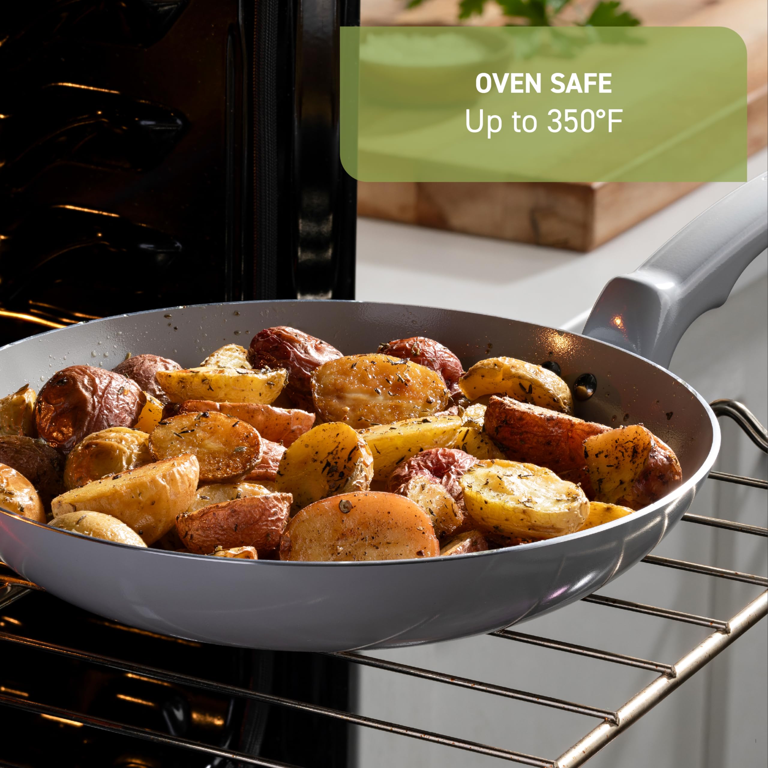 Foto 6 | Olla Gigante Cookware T-fal Refresh De Cerámica Con Tapa Moon G De 5 Litros - Venta Internacional.