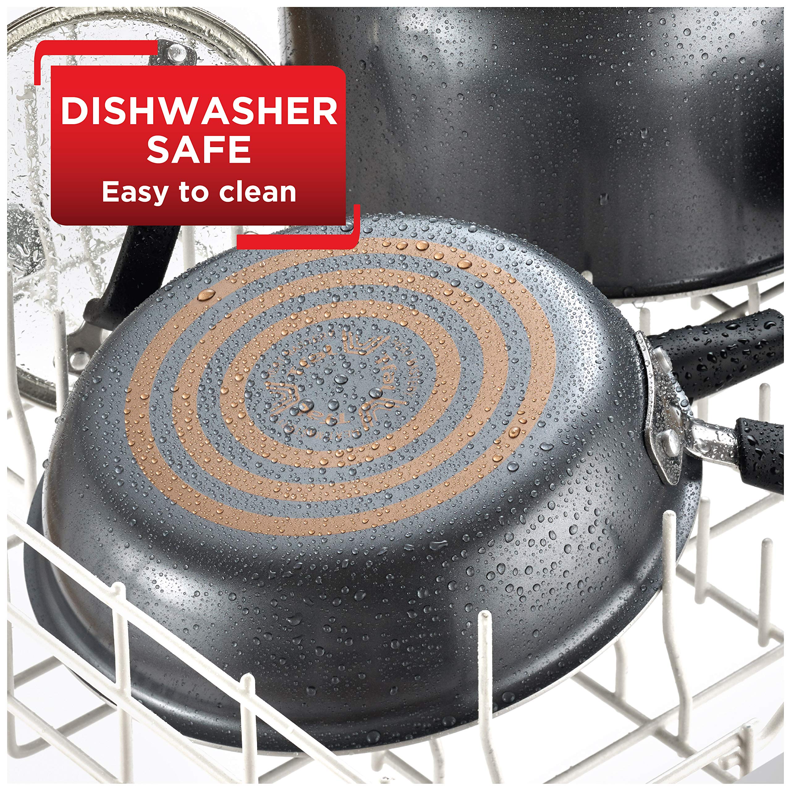Foto 6 pulgar | Sartén T-Fal Signature Antiadherente 30 Cm Apta Para Horno 180 °c Gris - Venta Internacional