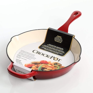 Foto 2 | Sartén de Hierro Fundido Esmaltado Artesanal 25 cm Rojo Escarlata - Venta Internacional