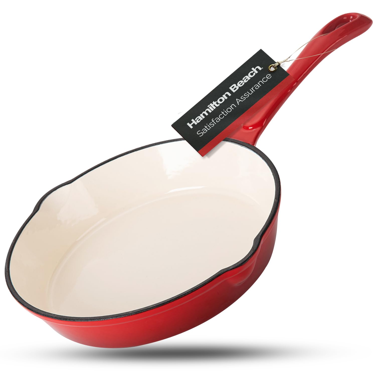 Foto 1 | Sartén Hamilton Beach De Hierro Fundido Esmaltado, 20 Cm, Color Rojo - Venta Internacional.