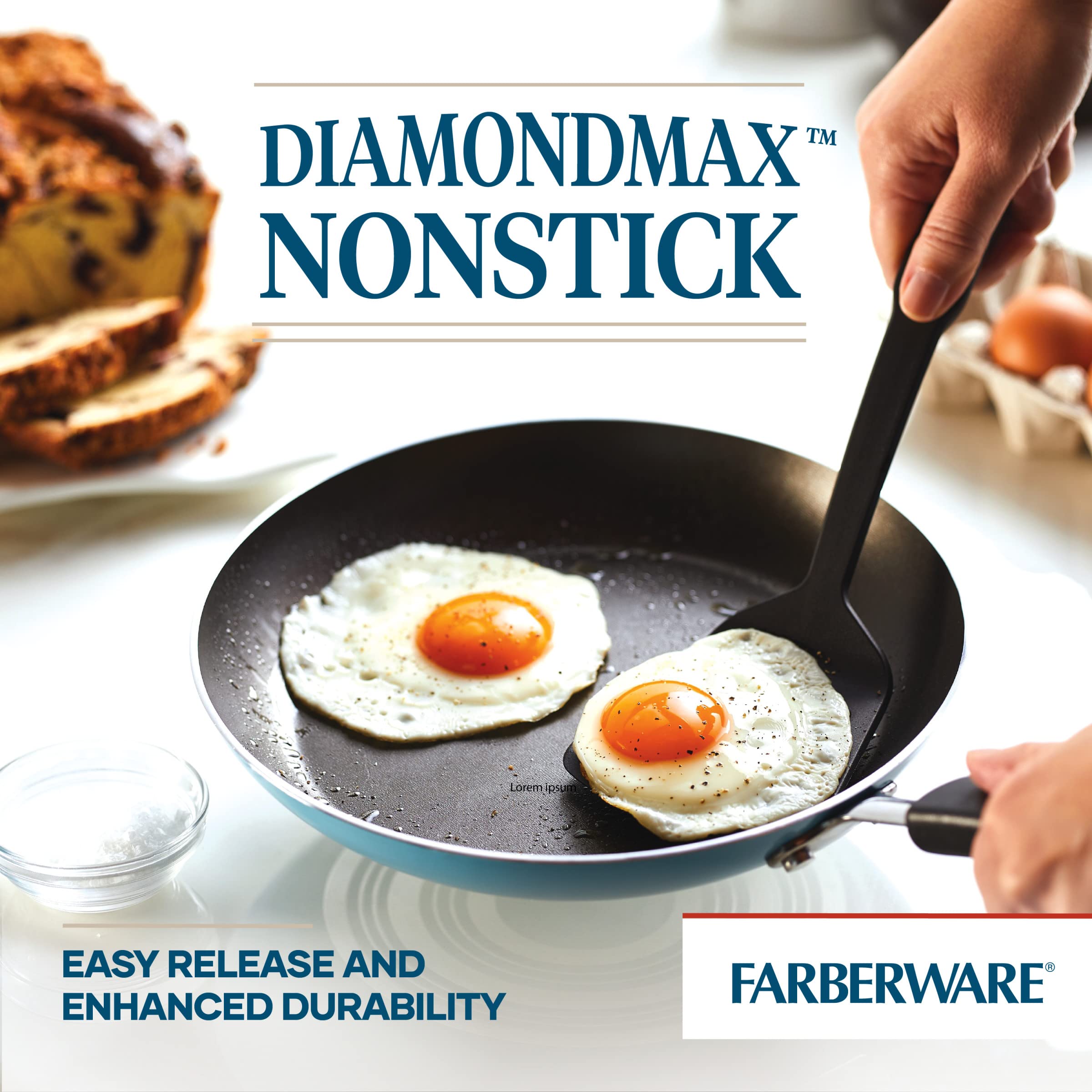 Foto 5 | Juego De Sartenes Y Sartenes Farberware Cookstart Diamondmax - Venta Internacional.