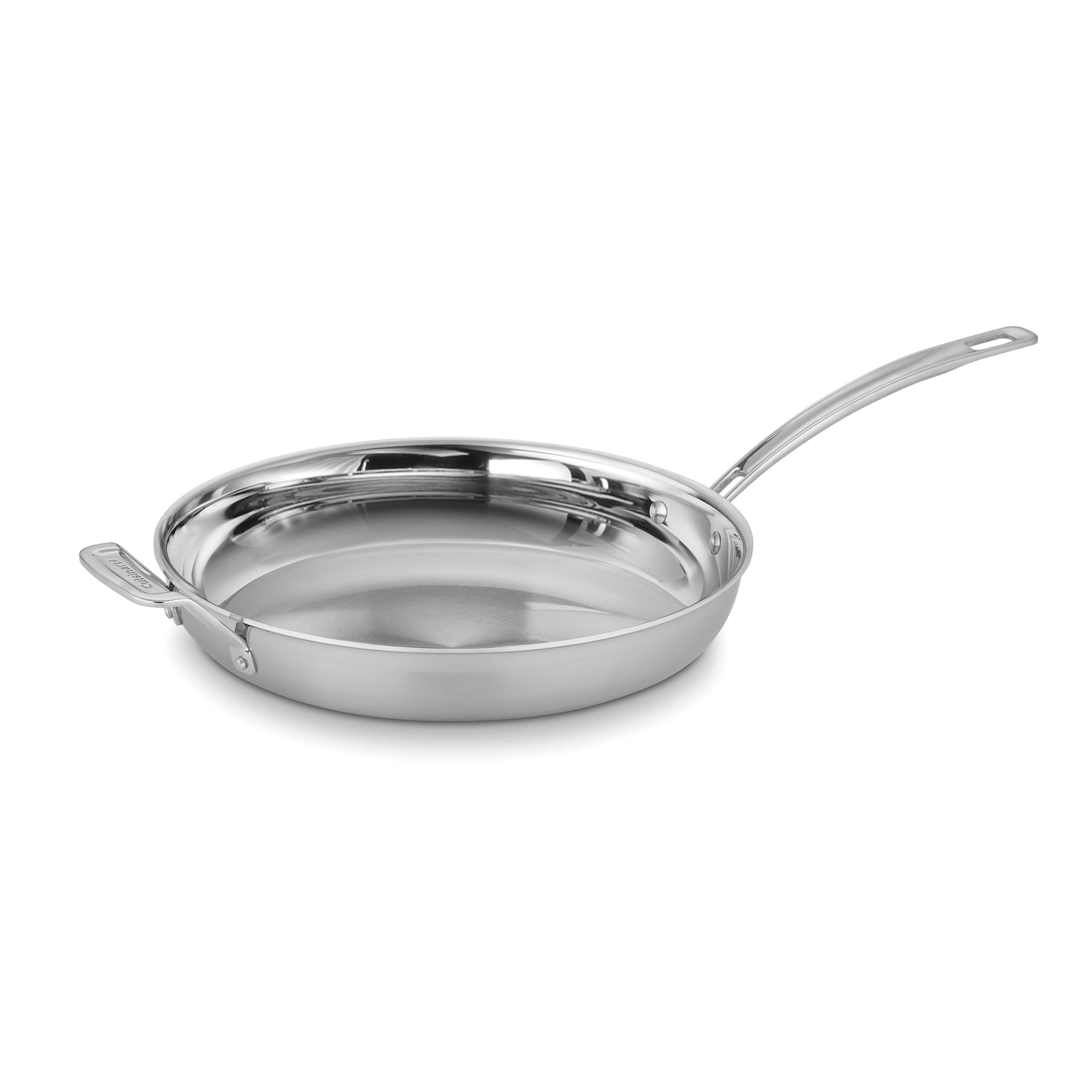 Foto 2 pulgar | Sartén Cuisinart Multiclad Pro 12 Con Mango Auxiliar De Acero Inoxidable - Venta Internacional.