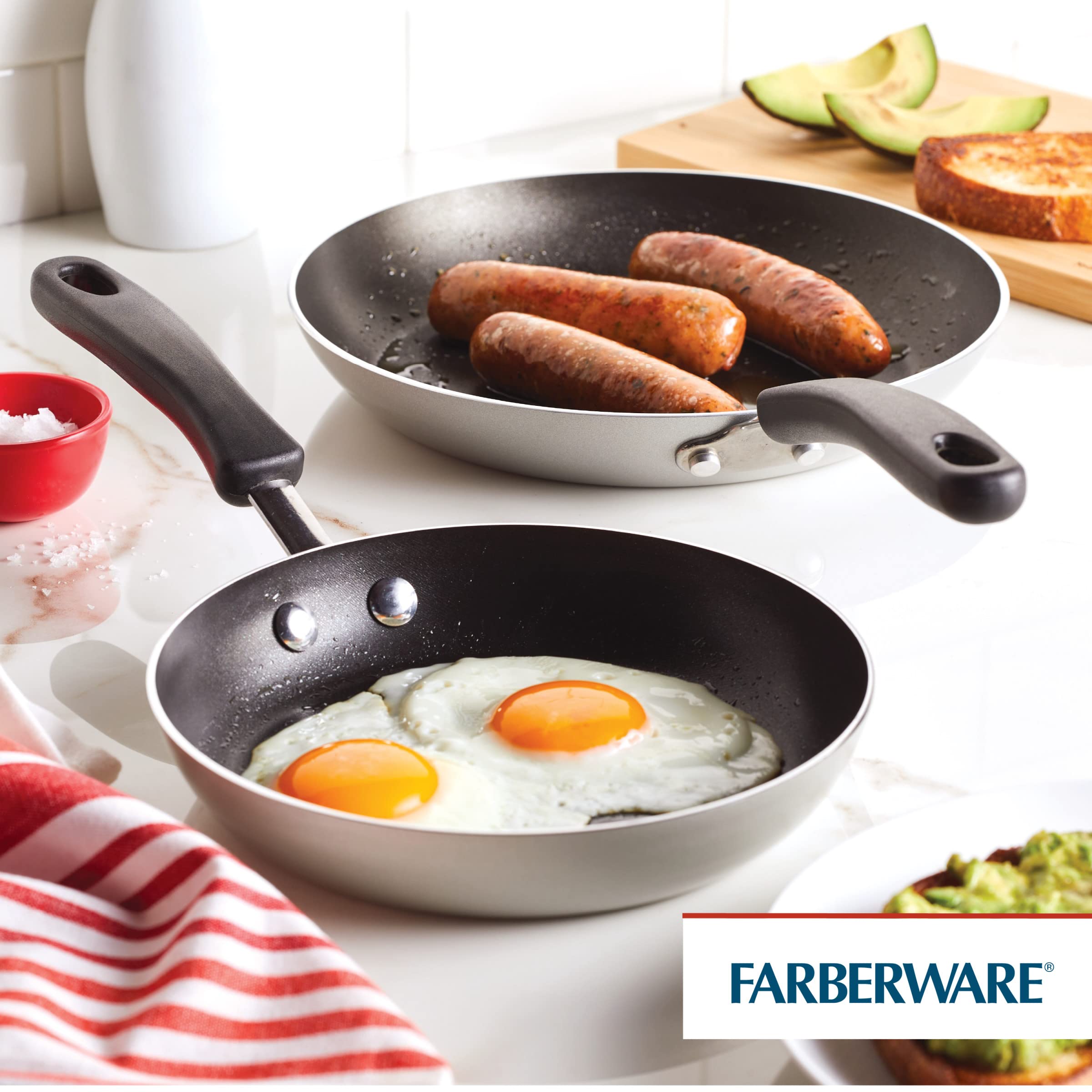 Foto 3 pulgar | Juego De Sartenes Y Sartenes Farberware Cookstart Diamondmax - Venta Internacional.