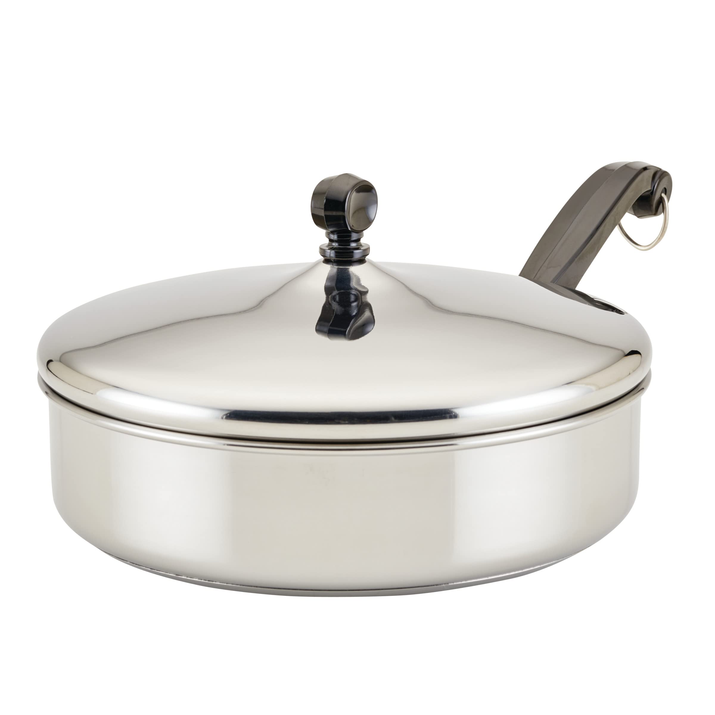 Sartén Farberware Classic De Acero Inoxidable De 2.75 L Con Tapa - Venta Internacional.