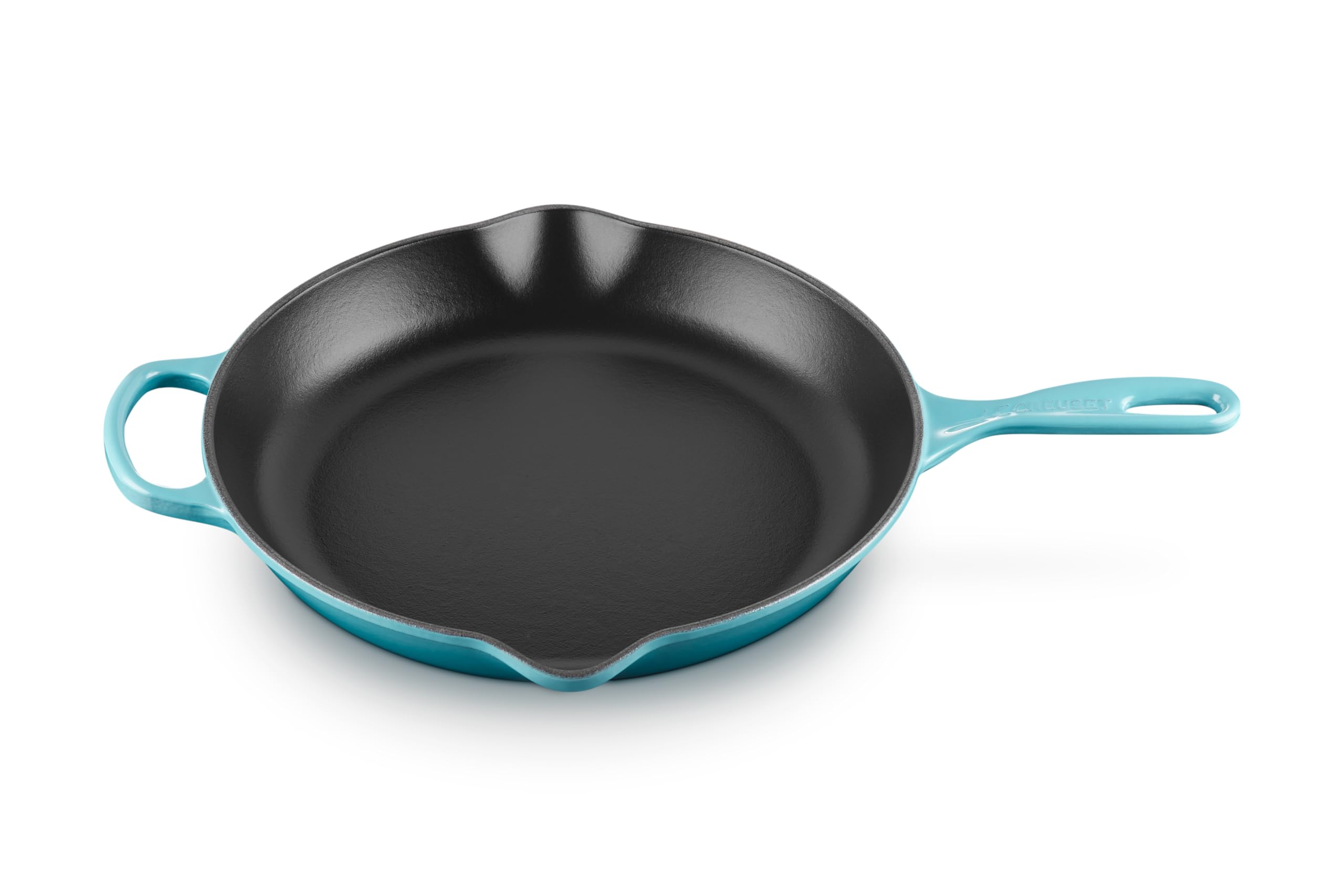 Skillet Le Creuset, Hierro Fundido Esmaltado Signature, 2,2 Litros, Caribeño - Venta Internacional.