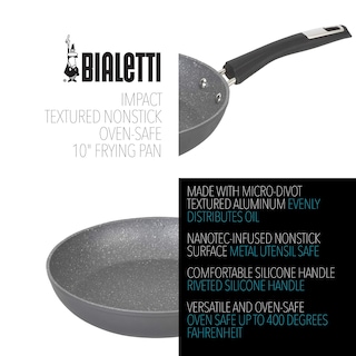 Foto 2 | Sartén Bialetti Antiadherente Impact De 26 Cm, Color Gris - Venta Internacional.