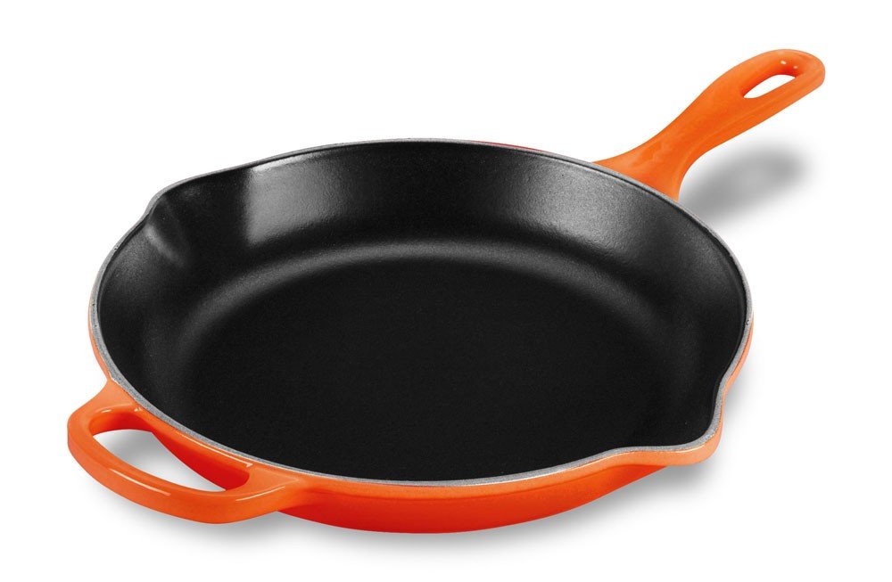 Foto 4 | Skillet Le Creuset, Hierro Fundido Esmaltado Signature, Llama De 10.25 Pulgadas - Venta Internacional.