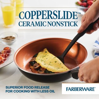 Foto 2 | Sartén Farberware Glide Antiadherente De 26 Cm, Color Negro - Venta Internacional.