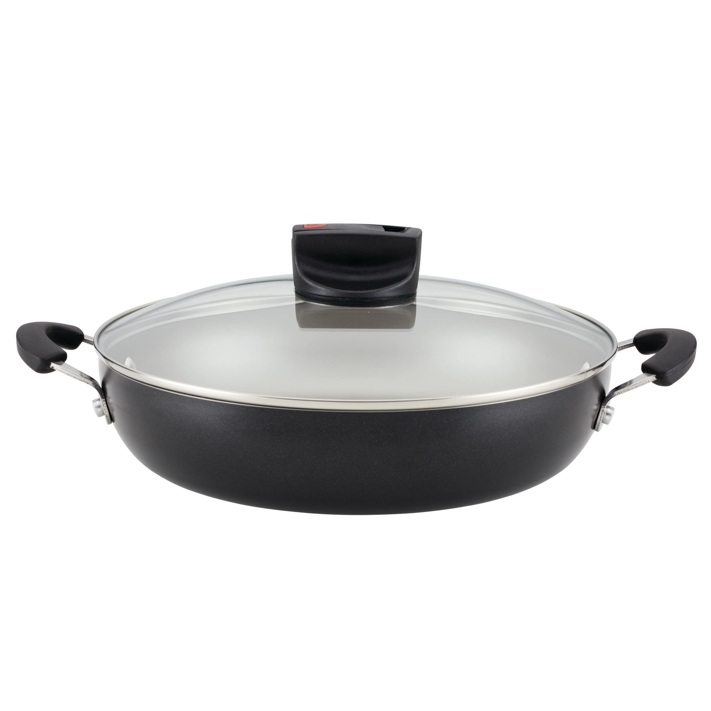 Foto 1 | Sartén Farberware Smart Control Antiadherente con Tapa 28 cm  Negro - Venta Internacional