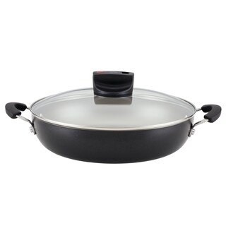 Foto 1 | Sartén Farberware Smart Control Antiadherente con Tapa 28 cm Negro - Venta Internacional
