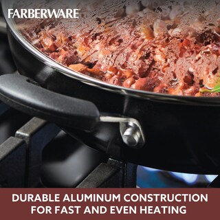 Foto 7 | Sartén Farberware Smart Control Antiadherente con Tapa 28 cm Negro - Venta Internacional